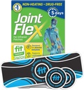 JointFlex FIT Therapy Far Infrared Patch Trial Pack, Supports Continuous Active Mobility for Muscles & Joints, up to 5 Days/Patch, Water Resistant, Non-Heating, Drug-Free—3-ct, 1 Rectangular/2 Round