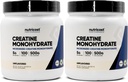 Nutricost Creatine Monohydrate Powder (2 Pack) - 5g per Serving, 100 Servings, 500g (17.9 oz) - Scoop Included