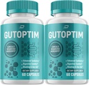Gutoptim Advanced Probiotic Capsules, Gutoptim Probiotics Support for Digestive Health Pills, Gutoptim Reviews, Gut Supplement & Digestive Support (2 Pack - 120 Capsules)