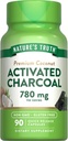 Nature's Truth Activated Charcoal Capsules | 90 Count | Non-GMO & Gluten Free Supplement