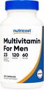 Nutricost Multivitamin for Men 120 Capsules - Vitamins and Minerals for The Healthy Man