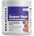 Brain Forza Super Fast Keto Electrolytes for Fasting - Premium Electrolytes, No Sugar or Flavoring w/Potassium, Sodium, Magnesium, Calcium, Zinc, Pink Himalayan Salt, (30srv, Unflavored)