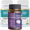 Apigenin with L-Theanine + Digestive Enzymes Wellness Bundle – Natural Relaxation, Stress Relief & Digestive Support