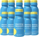 More Labs Morning Recovery Natural Lemon Flavor Electrolyte & Milk Thistle Drink 10 Pack | Hydrate While Drinking | Highly Soluble Liquid DHM