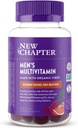 New Chapter Men’s Multivitamin Gummies, 57% Less Sugar, Men’s Gummy Vitamins with Vitamin C, D3 & Zinc, Non-GMO, Gluten Free, Berry-Citrus, 75ct