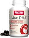 Jarrow Formulas MaxDHA - 180 Softgels - High Purity Fish Oil - Supplement Supports Brain & Eye Health - Concentrated in Omega-3 Fatty Acids & Enriched in DHA - 90 Servings