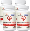 Ubiquinol CoQ10-600mg-Softgel, Active Form of Coq10 Ubiquinol Supplement with Vitamin E & Omega 3, 6, 9, High Absorption-Coenzyme-Q10, Powerful Antioxidant for Energy Production, 240 Count