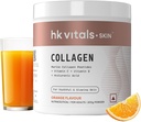 Marine Collagen Supplement (Orange, 200 Gram) | Vitamin C, E, Sodium Hyaluronate | for Healthy Skin, Hair & Nails,Powder