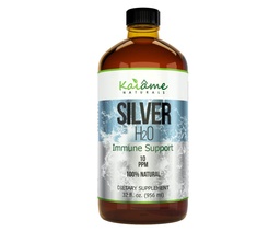 Kaiame Naturals Colloidal Silver, Ionic Silver Solution, 10 PPM, Large 32 oz Glass Bottle, Natural Immune Support Supplement, Safe for Adults, Children, and Pets