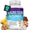 Magnesium Glycinate 525mg - High Absorption Chelated Magnesium Supplement Made with Pure Magnesium Glycinate - Supports Muscles, Sleep, Cramps, Recovery Bisglycinate Complex Vegan Non-GMO 90 Capsules