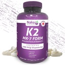 K2 MK-7 330, Naka Platinum K2 (MK-7 Form) 330 Veggie Caps - Exclusive Size: 300 + 30 Free, 330 Count