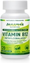 High Absorption BioActive B12 1000mcg – Supports Energy, Nerve & Heart Health – 120 Vegan Capsules – Innervis Nutrition