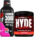 PROSUPPS L-Carnitine 3000 Stimulant Free Liquid Shots (Berry) and Mr. Hyde Signature Series Pre-Workout Energy Powdered Drink (Fruit Punch) Bundle