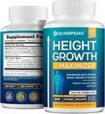 Growth Capsules to Grow Taller - Height Growth Maximizer with Calcium for Bone Strength, Made in USA, Natural Get Taller Supplement to Increase Bone Growth Adults, Teens & Kids, Free of Growth Hormone
