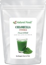 Z Natural Foods Chlorella Powder, Cracked Cell Wall Plant Protein, Blue Green Algae Superfood Powder, Perfect for Smoothies, Drinks, Recipes, Raw, Non GMO, Gluten Free, Vegan, 5 lbs