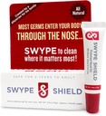 Swype Shield Airborne Particle and Allergen Blocker Nasal Gel - Drug-Free, for Pollen Allergy Sufferers, for Airplane Travel - (Unscented) Over 180 Applications Per Tube (0.27 oz, 7.5g Pack of 1)
