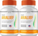 Arialief Brain Supplements for Memory and Focus Capsules, Aria LIEF Advanced Formula Brain Health Support Pills Maximum Strength Nootropics Arialief All Natural Support Pills Reviews (2 Pack)