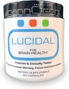 LUCIDAL Nootropics Brain Supplement - Support Brain Health for Memory, Focus & Concentration - Nutrient Booster for Men & Women - 90 Capsules