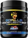 Gorilla Mode Lightning Pre-Workout - Extreme Energy · Laser Focus · Powerful Pumps · Peak Performance - 550mg Caffeine, 13500mg L-Tyrosine, Alpha-GPC– 792g (Bombsicle)