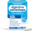 Digestive Advantage Lactose Defense Capsules (96 Count In A Box), Helps Breaks Down Lactose and Defend Against Digestive Upset, Supports Digestive and Immune Health, CFUs