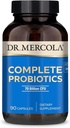 Dr. Mercola Complete Probiotics - 90 Servings- Daily Probiotic Supplement - 70 Billion CFU - Acid & Bile Resistant - Promotes Digestive Health and Supports Immune System