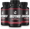 (3 Pack) ErecPower for Men, Official ErecPower Pills, All Natural Male Supplement, Capsule to Boost Energy and Overall Health, Erec Power Support for Peak Performance, Vitamin, Review (180 Capsules)