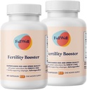 FullWell Fertility Booster for Men & Women | Conception Support for Healthy Egg Quality, Sperm Motility and Strength | Dietitian-Formulated | Ashwagandha, CoQ10 & NAC, 3rd Party Tested, 60 Servings