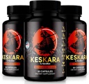 (3 Pack) Keskara Pills for Men, Keskara Capsules, Keskara Male Supplement, Premium Performance Support, Natural Formula for Muscle Growth and Overall Health, Official Reviews (180 Capsules)