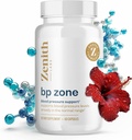 Zenith Labs BP Zone - Natural Blood Flow Supplement - Herbal Extract Pills - Advanced Formula with Saffron Crocus, Hibiscus, Garlic, CoQ10, and Magnesium