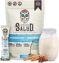 Salud 2-in-1 Hydration Packets + Immunity Electrolytes Powder, Horchata - Agua Fresca Drink Mix, Elderberry, Dairy & Soy Free, Non-GMO, Gluten Free, Vegan, Low Calorie, 1g Sugar (15 Servings)