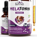 Dog Melatonin - Melatonin for Dogs - Dog Sleep Aid - Sleep Aid for Dogs - Melatonin for Dogs Sleep - Dog Calming - Calming for Dogs - Dog Calming Treats - Dog Anxiety Relief - 1 fl oz: Bacon Flavor