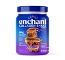 Enchant Collagen Protein powder, Caramel Macchiato flavor – 20g Grass Fed Collagen Peptides, Avocado Oil Creamer, source of Omega 9 + Fiber, for Joints, Muscle, Skin, Hair support, 0.80 lb