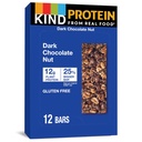 KIND Protein Snack Bar, Dark Chocolate Nut, Healthy Snacks, Gluten Free, 12g Plant Protein, 12 Count