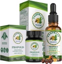 Propolis Health Premium Brazilian Green Propolis Bundle: 1000mg Capsules with Vitamin E & Green Propolis Extract Liquid - 50 Days Capsule & 30 Days Liquid Supply for Immune Support