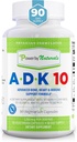 Power By Naturals ADK Vitamin Supplement – ADK 10 High Potency with Vitamins A, D3 10,000 IU & K2 MK7 for Superior Heart, Immune & Bone Health Support – 90 Capsules, 1 Pack (3-Month Supply)