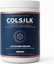 SRILabs ColSilk Unflavored Hydrolyzed Collagen Powder with Colostrum and Polypodium - Skin, Hair, Nails, Gut Health and Joint Support - One Scoop Daily | 1 Month Supply