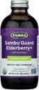 Flora Organic Black Elderberry Syrup + 8.5oz - Immune Booster with Echinacea, for Kids & Adults, No Added Sugar, Gluten Free, Vegan, SambuGuard