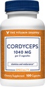 The Vitamin Shoppe Cordyceps Mushroom Supplement 1,040MG, Supports Stamina and Endurance (100 Capsules)