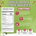 XMafia – Protein Water, Clear Protein Powder – 30 Servings, 20g Protein, 27 oz - Hydrator Whey Isolate - 0g Lactose, 0g Sugar, Keto-Friendly - Apple - Iso Juice Protein, Post-Workout