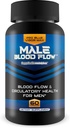 Pro Blue Vigor Max Male Blood Flow - Our Best Blood Circulation Supplements for Men - Our Best Nitric Oxide Supplements for Men - Blood Flow Supplement - Daily Blood Flow Care