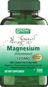 Magnesium (Glycinate) 120 MG Supplement, Supports Stress Relief, Sleep, Heart Health, Nerves, Muscles, Metabolism, 150 Capsules (5 Months Supply)