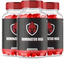 (3 Pack) Dominator Max Gummies Advanced Formula for Max Performance, All Natural Extra Strength Supplement, Dominator Max Gummies for Muscle Growth and Overall Health Support (180 Gummies)