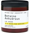 BEYOND RAW Chemistry Labs Betaine Anhydrous Powder | Supports Normal Cell Growth, Healthy Cardiovascular System, and Liver Health | 30 Servings