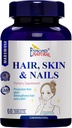 (3 Pack) Esmond Natural: Hair, Skin & Nails (Promotes Firm Skin, Strengthens Hair and Nails), GMP, Natural Product Assn Certified, Made in USA - 180 Tablets