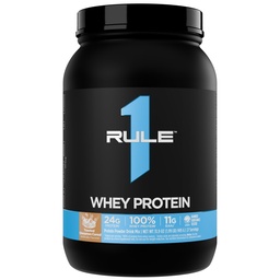 Rule 1 Proteins Whey Protein – 24g Fast-Acting Protein from All-Whey Sources with Naturally Occurring EAAs & BCAAs for Workout Recovery or Anytime Use (2 Pounds, Toasted Cinnamon Cereal)