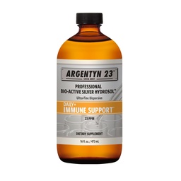 Argentyn 23 Professional Immune Support - Colloidal Silver, Bio-Active Silver Hydrosol, 23 ppm, Liquid Twist Top, 16 Fl Oz (473 mL)