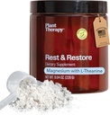 Plant Therapy Unflavored Magnesium Glycinate Powder Manufactured in USA with L-Theanine Rest & Restore 4 Month Supply Promotes Sleep and Helps to Relax Supplements for Women & Men 8 oz