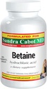 Pure Betaine HCL Supplement Capsules - Betaine HCL 100 Chlorocaps
