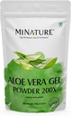 Aloe Vera Gel Powder 200x by mi Nature | Natural and Pure | Aloe Barbadensis | 100g (3.5oz) | Highly Concentrated (200x) | Digestive Support | Suitable for Cosmetic formulations