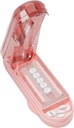 Pill Cutter Splitter for Small and Tiny Pills, Pill Splitter Accurately Cuts Multiple Pills at Once for Large and Small Medicines, Sharp Blade with Safety Guard (Pink)